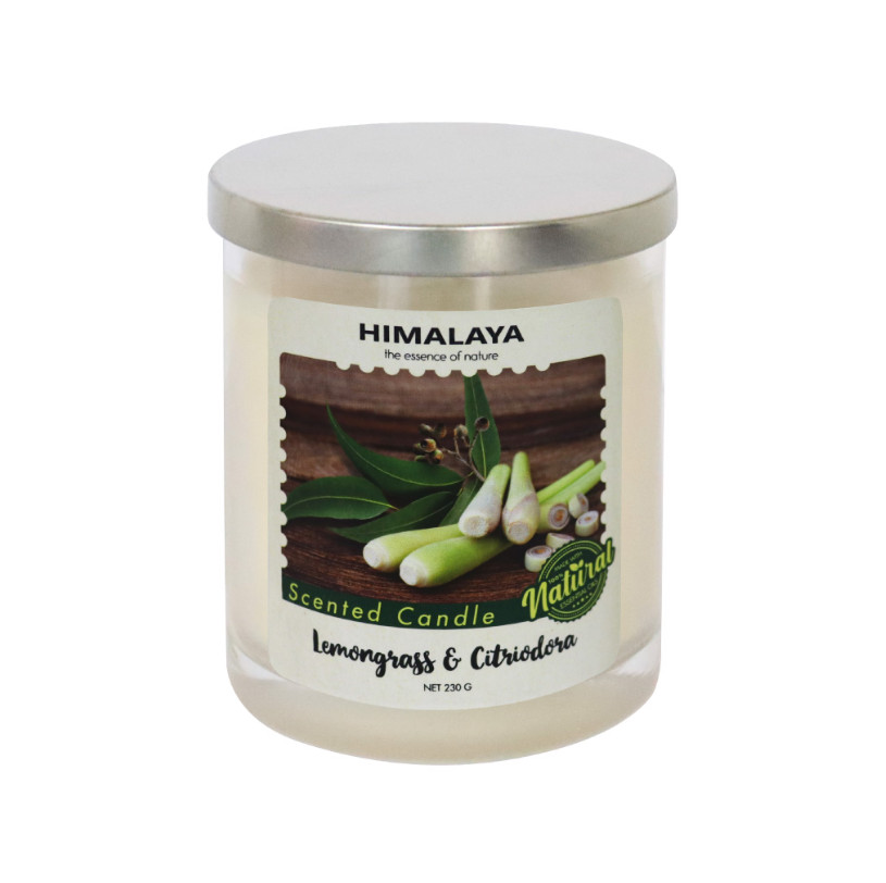 Nến Thơm Himalaya Hương Thiên Nhiên Lemongrass & Citriodora (230g)